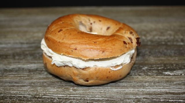 Bagel with Plain Cream Cheese.