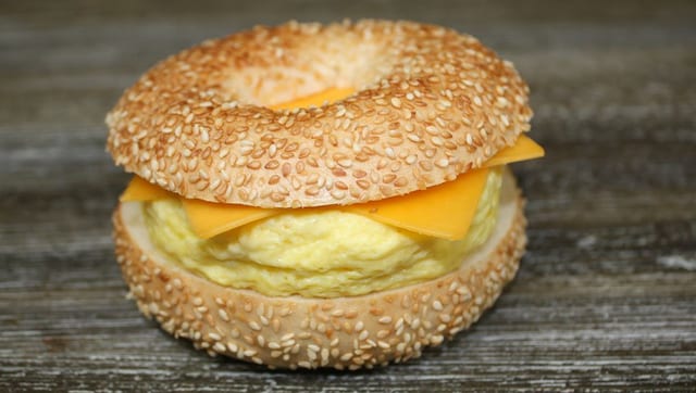 2. Eggwich with Cheese.