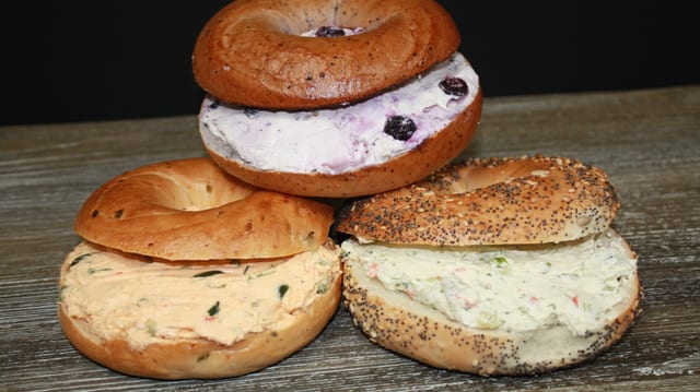 Bagel with Flavored Cream Cheese.