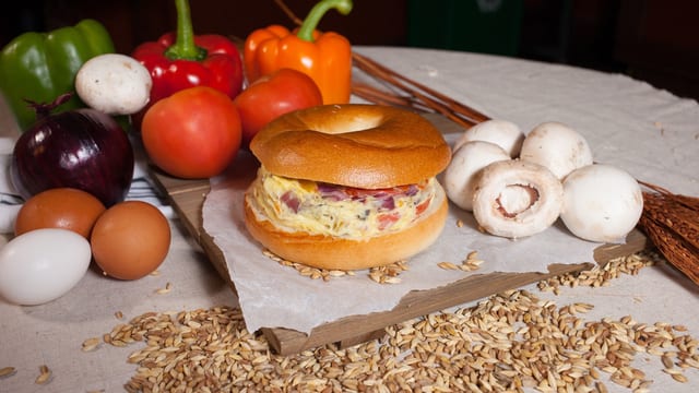 8. Vegetarian Eggwich.