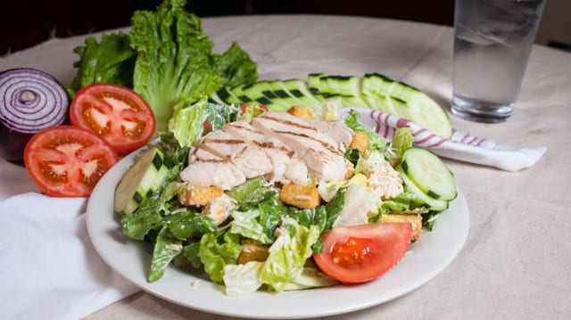 Chicken Caesar Salad.