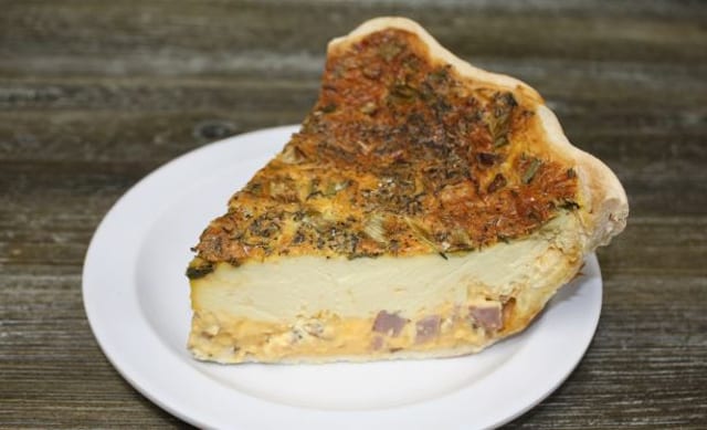 Turkey Ham Quiche.