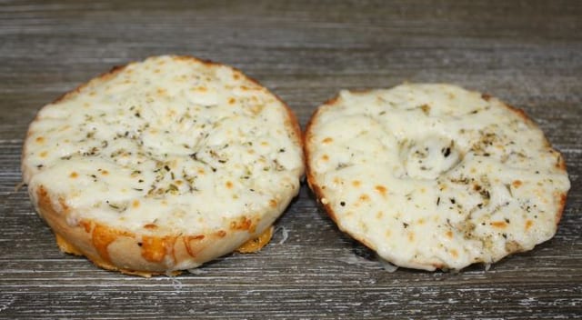 White Pizza Bagel.
